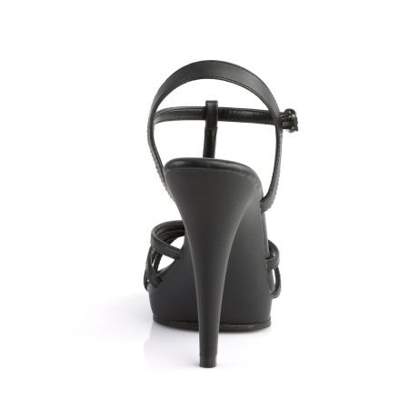 Sandale cu toc inalt, negre, pe marimi mari [3]