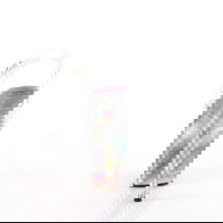 sandale colorate, rainbow, cu toc inalt de 20 cm pole dance [3]