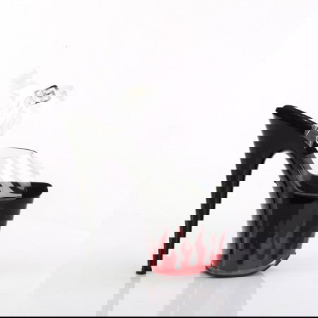 sandale fluorescente led pole dance toc inalt dansatoare [4]