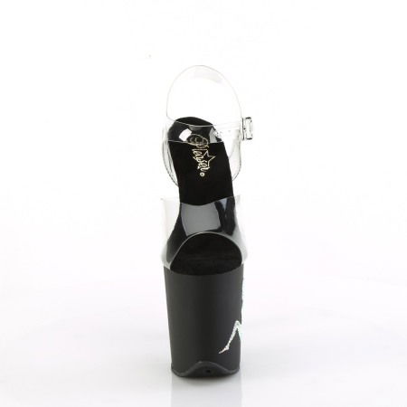 Sandale cu toc inalt de 20 cm, pentru dans la bara, Pleaser, flamingo 808 tgrs [1]