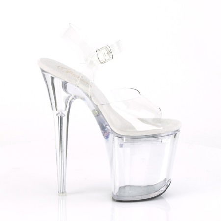 Sandale sexy cu toc inalt si led, Pleaser, toc de 20 cm FLASHDANCE 808 [4]