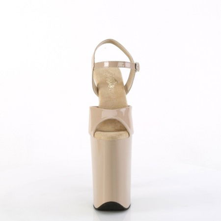Sandale nude cu toc inalt pentru videochat [1]