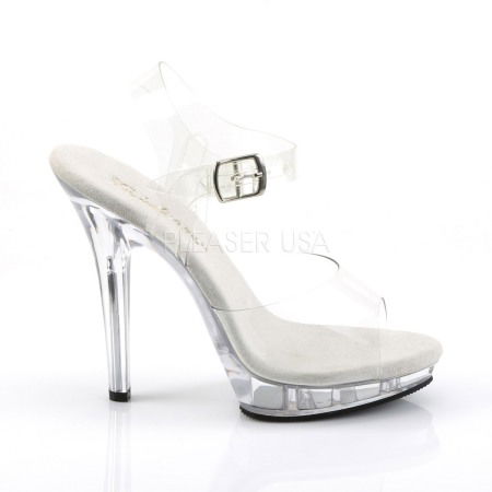 Sandale LIP 108 transparente toc inalt concurs fitness mireasa [4]