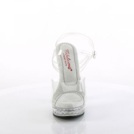 Sandale Majesty 508 SDT transparente cu toc inalt pentru concurs bikini fitness [1]