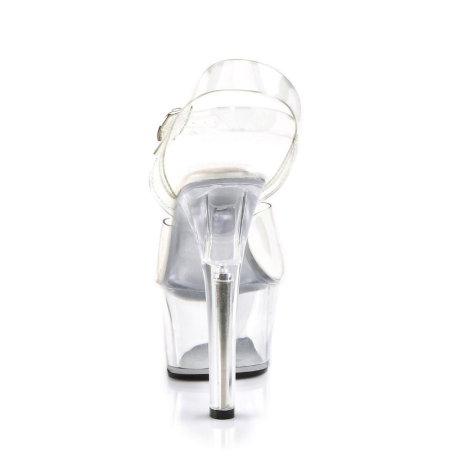 sandale transparente mireasa toc 15 cm platforma Aspire 608 [1]