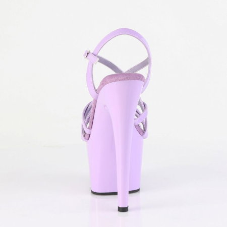 Sandale mov lavanda pole art contemporary dance ADORE 713 Pleaser cu barete incrucistate [1]