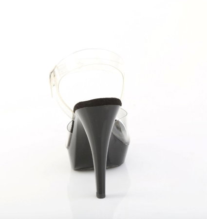Sandale cu toc mediu de 12 cm brand Pleaser USA marimi mari [1]