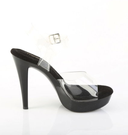 Sandale cu toc mediu de 12 cm brand Pleaser USA marimi mari [3]