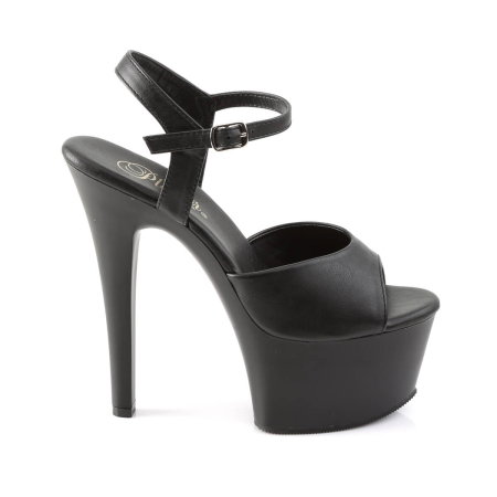 sandale negre piele ecologica Aspire 609 Pleaser [3]