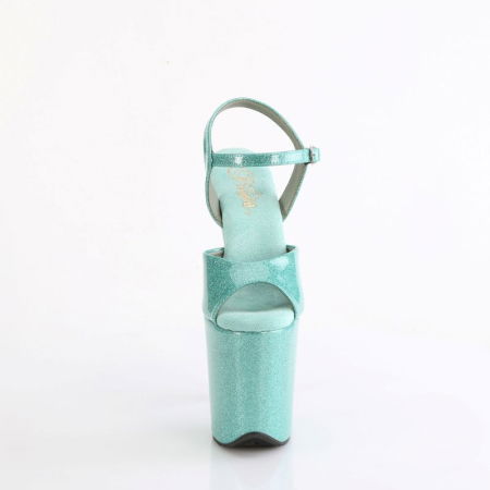 Sandale cu toc de 20 cm pentru pole dance Flamingo 809 GP Aqua [2]