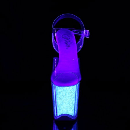 sandale pole dance Flamingo 808 UVG cu toc de 20 cm si platformă înaltă [2]