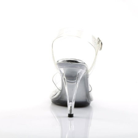 sandale transparente cu toc 10 cm Pleaser CARESS 408 bikini fitness [2]