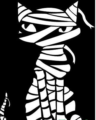 Tricou Pisica mumie [3]