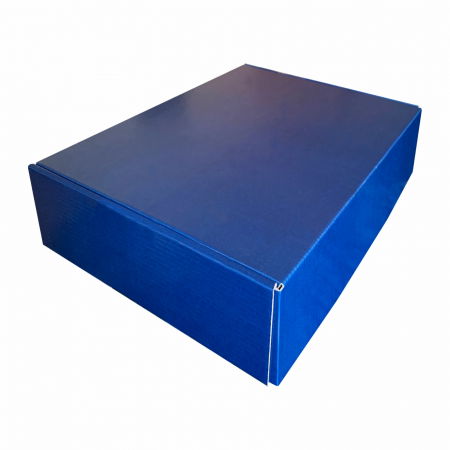 Cutii autoformare 30x21x9 cm - Cutie microondul cu autoformare albastra 30x21x9 cm