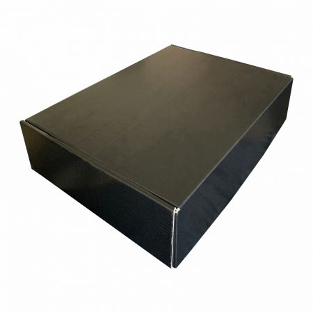 Cutii cu autoformare - Cutie microondul cu autoformare neagra 33x23x8 cm