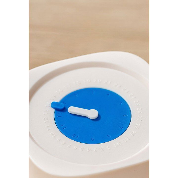 Borcan din Sticla de Inalta Calitate, Flippy, Capac Ermetic, Uz Casnic, Depozitarea Condimentelor sau a Alimentelor Umede si Uscate, 1000 mL, 10x10x15.5 cm, Alb [4]