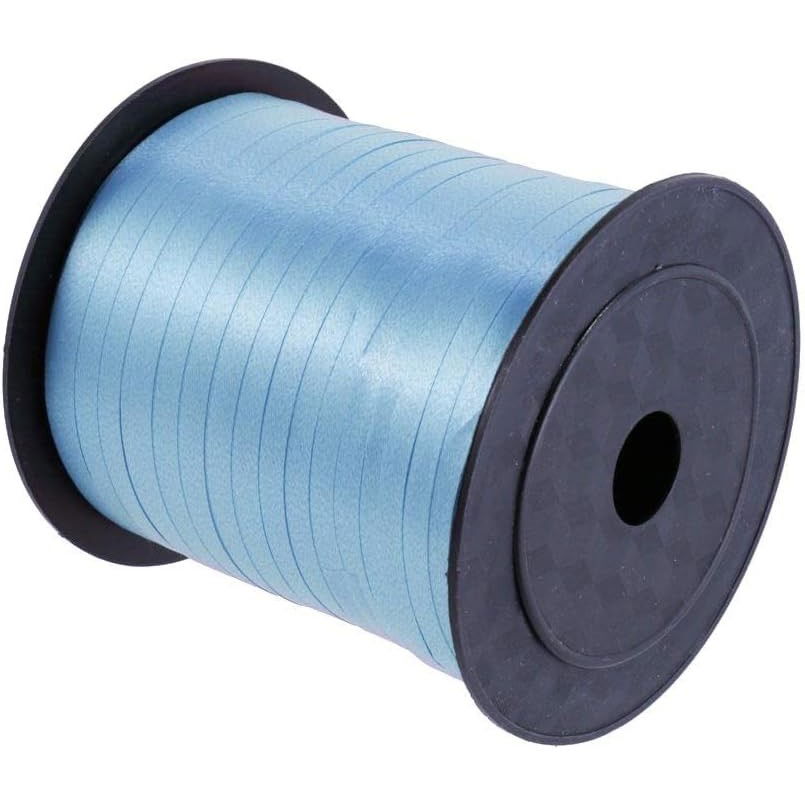 Panglica pentru Baloane, Flippy, Rola de 200 de Metri, din Rafie, Albastra [3]