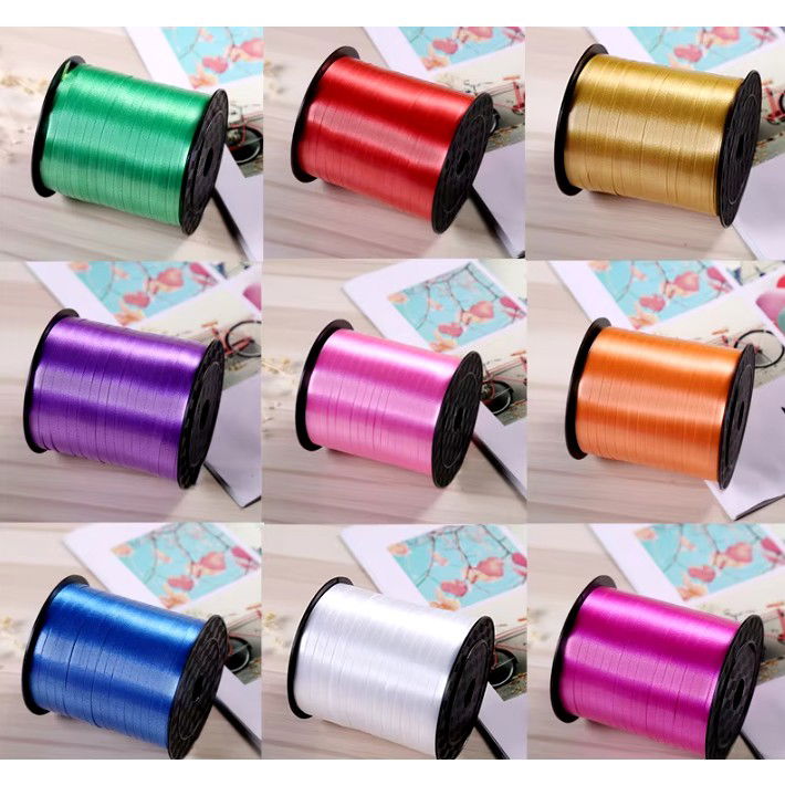 Panglica pentru Baloane, Flippy, Rola de 200 de Metri, din Rafie, Albastra [11]