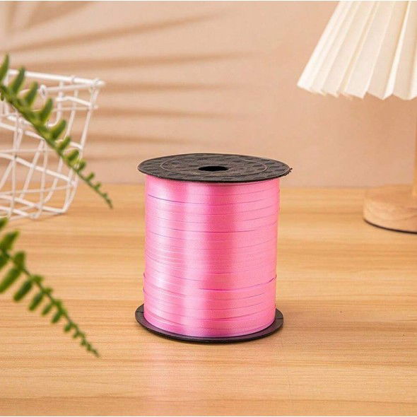 Panglica pentru Baloane, Flippy, Rola de 200 de Metri, din Rafie, Roz [7]