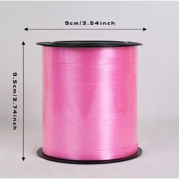 Panglica pentru Baloane, Flippy, Rola de 200 de Metri, din Rafie, Roz [8]