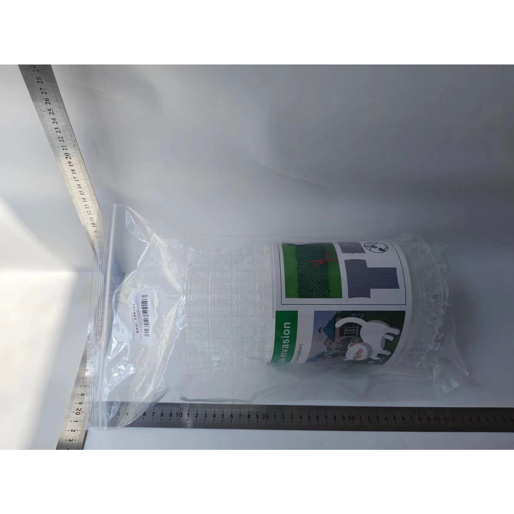 50 - 100 LEI - Plasa Protectoare pentru Gradina, Flippy, Plasa Contra Animalelor de Companie, Plasa cu Tepi Anti Animale, 200 x 30 cm, Alb