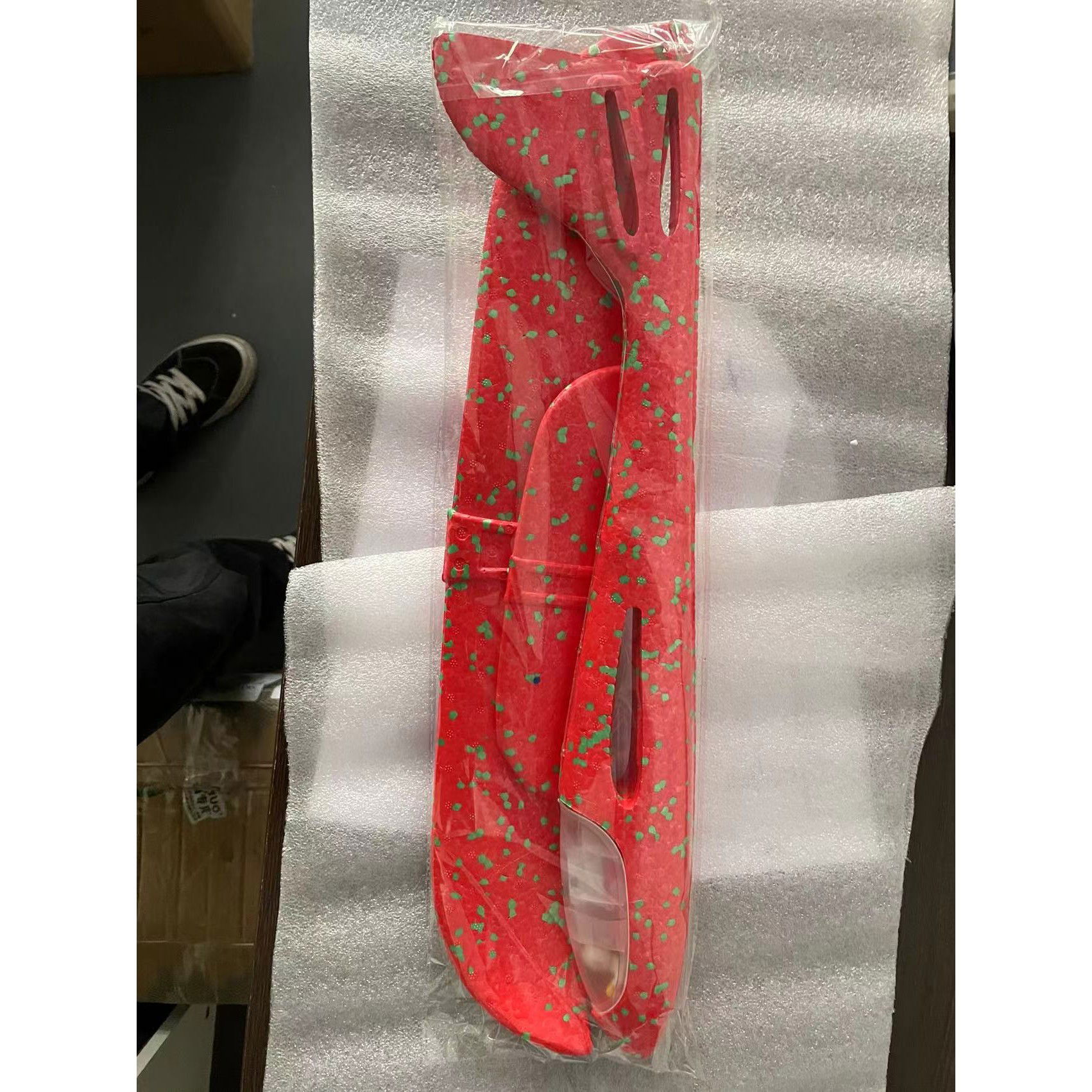 Avion Planor cu Pilot, Flippy, Din Polistiren, Cu Lumini pe Toata Lungimea, 47 cm, Rosu [7]