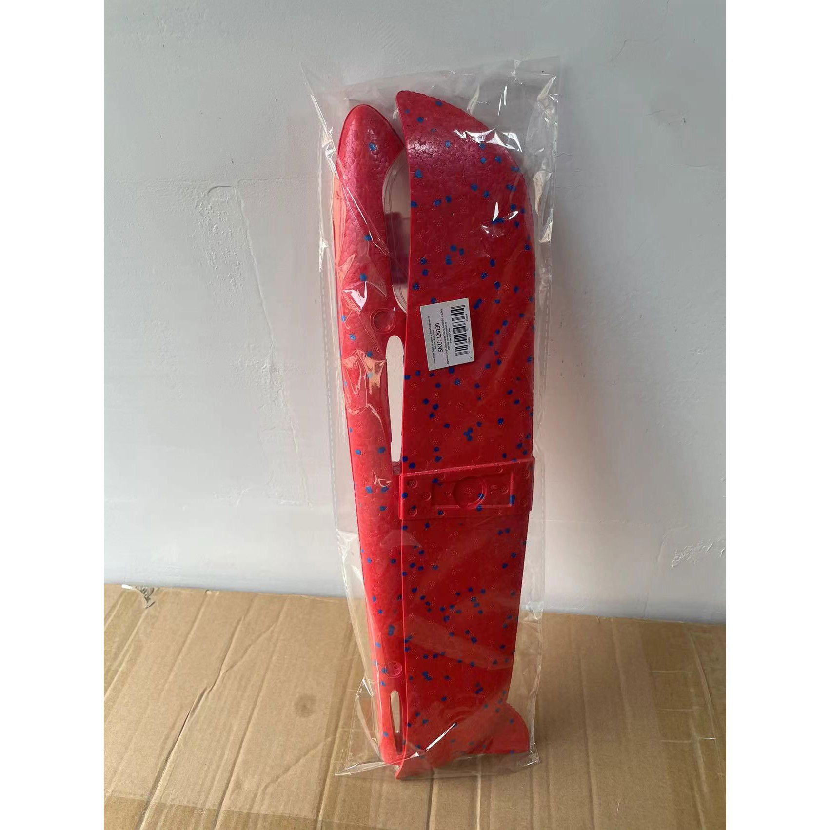 Avion Planor Flippy, cu Lumini pe Toata Lungimea, din Poliester, 48 cm, Rosu [6]