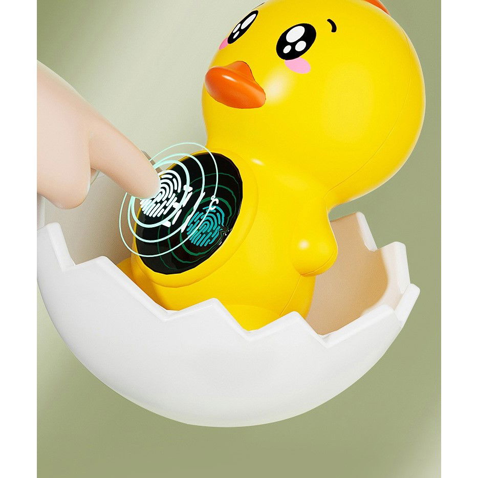 Termometru Electronic LED pentru Baie, Plutitor, Rezistent la apă, IPX7, Multifunctional, 3 Trepte de Temperatura, Model Ratusca, 12x7cm, Galben [5]