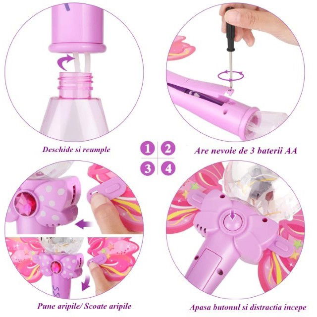 Bagheta de facut baloane, Flippy, cu lumini si sunete model 1 [6]