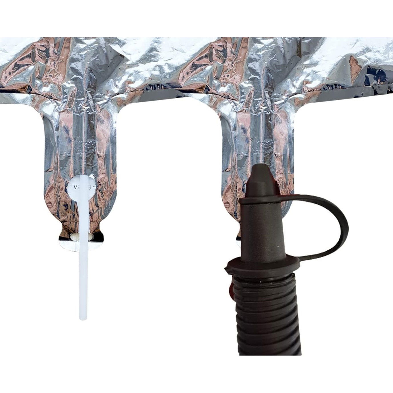 Balon din Folie Flippy, Cifra 1, 81 cm, Pentru Aer sau Heliu, Argintiu [9]