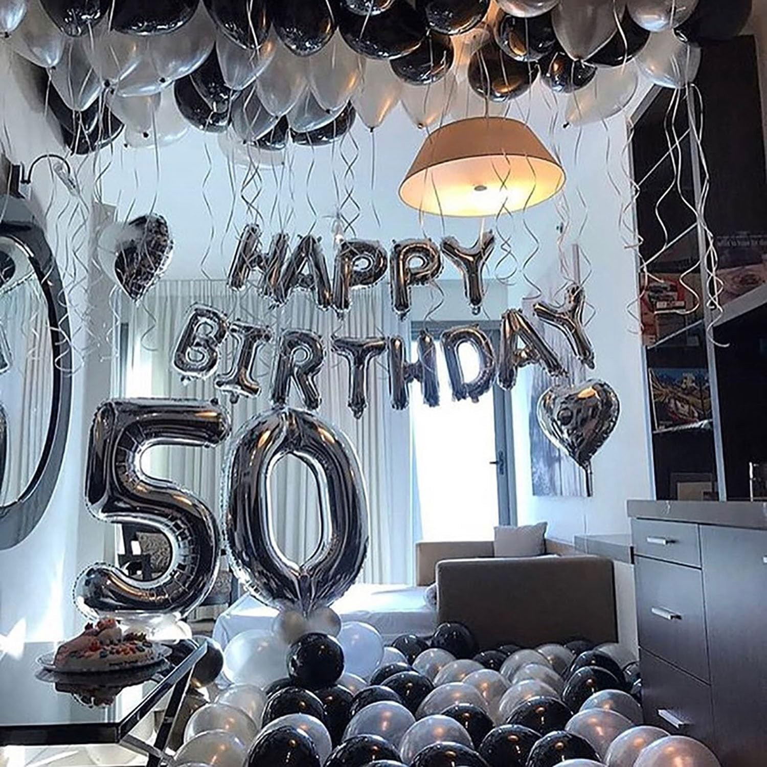 Balon din Folie Metalizata, Flippy, Figurina Cifra, Tema Aniversare 100 cm, Ambalaj Individual, Pai inclus, Umflare cu Aer sau Heliu, Argintiu, Cifra 5 [3]