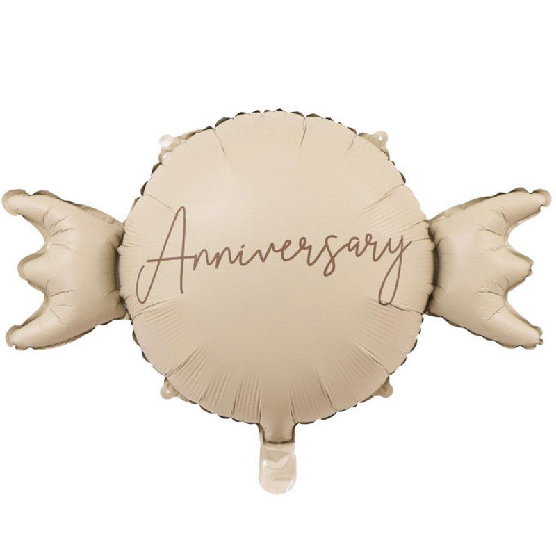 10 - 25 LEI - Balon din Folie Metalizata, Flippy, Figurina Animata, Model Bombonica Aniversara, 69 x 49.5 cm, Ambalaj Individual, Pai Inclus, Umflare cu Aer sau Heliu, Maro