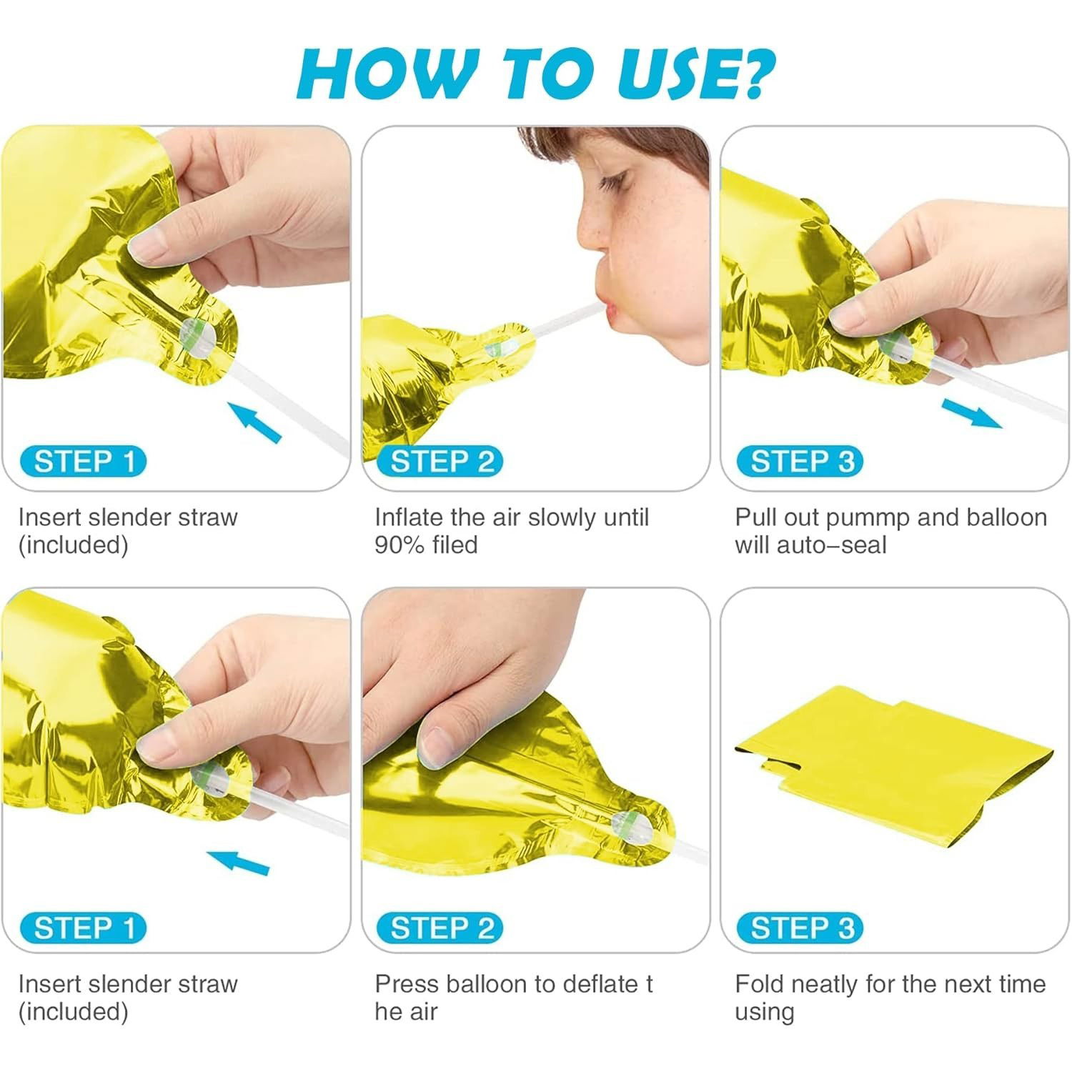 Balon din Folie Metalizata Flippy, Figurina Cifra, Tema Aniversare 100 cm, Ambalaj Individual, Pai inclus, Umflare cu Aer sau Heliu, Auriu, Cifra 0 [3]