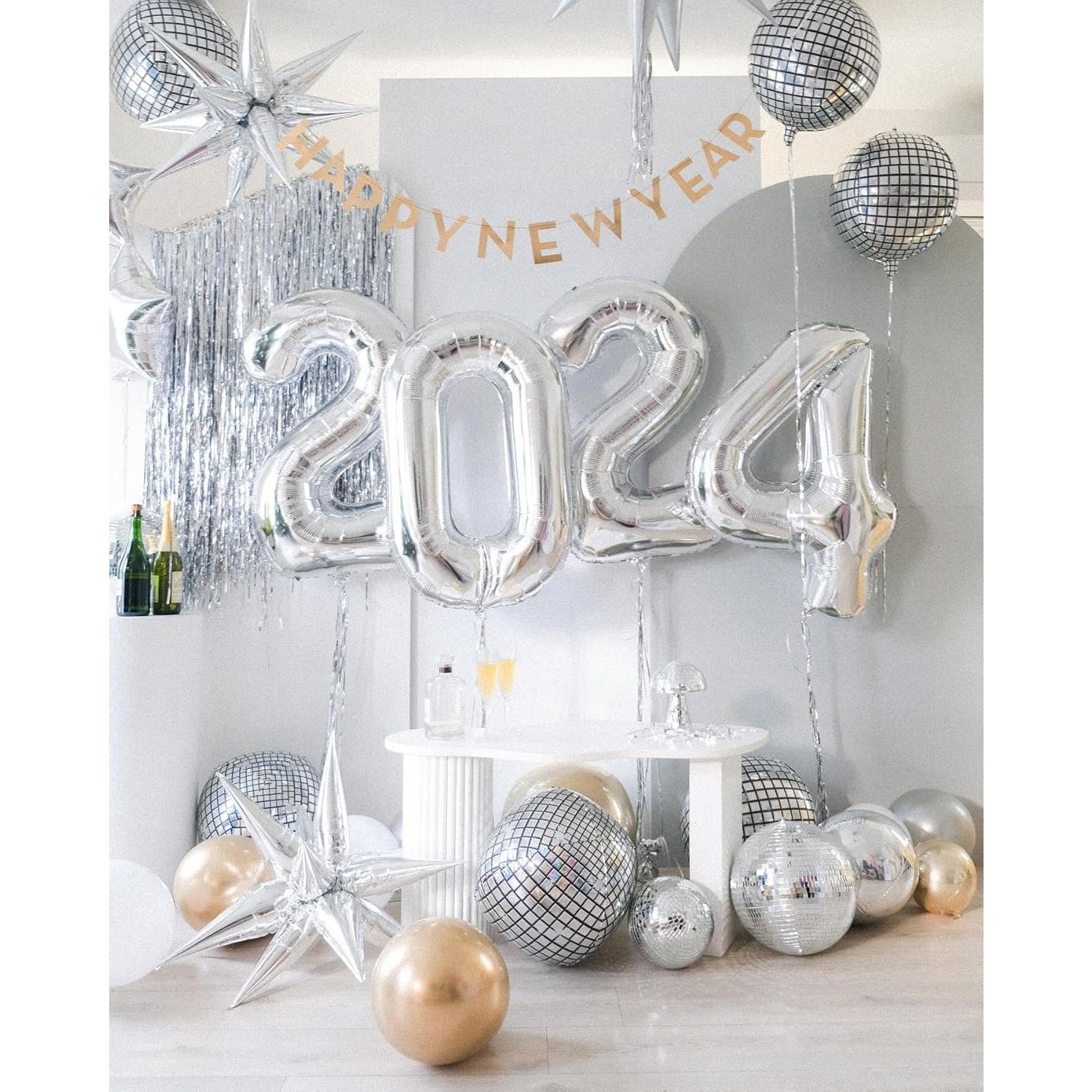 Balon din Folie Metalizata, Flippy, Figurina Cifra, Tema Aniversare 40 cm, Ambalaj Individual, Pai inclus, Umflare cu Aer sau Heliu, Argintiu, Cifra 0 [5]