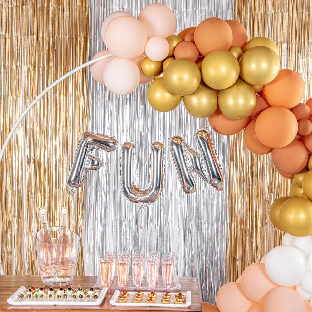 Balon Folie Metalizata Litera N, Flippy, 40 cm, Umflati cu Heliu sau Aer, Ambalaj Individual, Pai inclus, Argintiu [4]