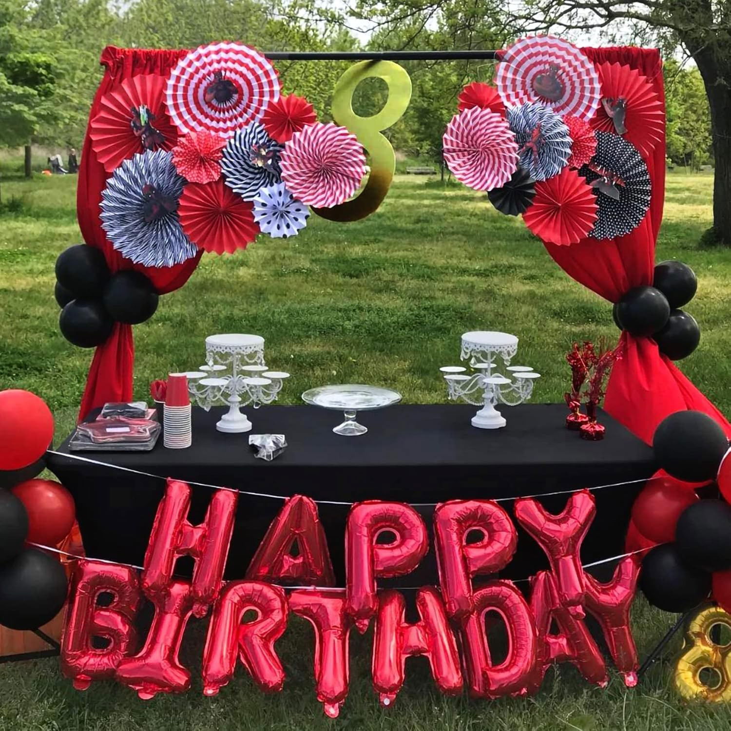 Balon Folie Metalizata Litera T, Flippy, 40 cm, Umflati cu Heliu sau Aer, Ambalaj Individual, Pai inclus, Rosu [7]