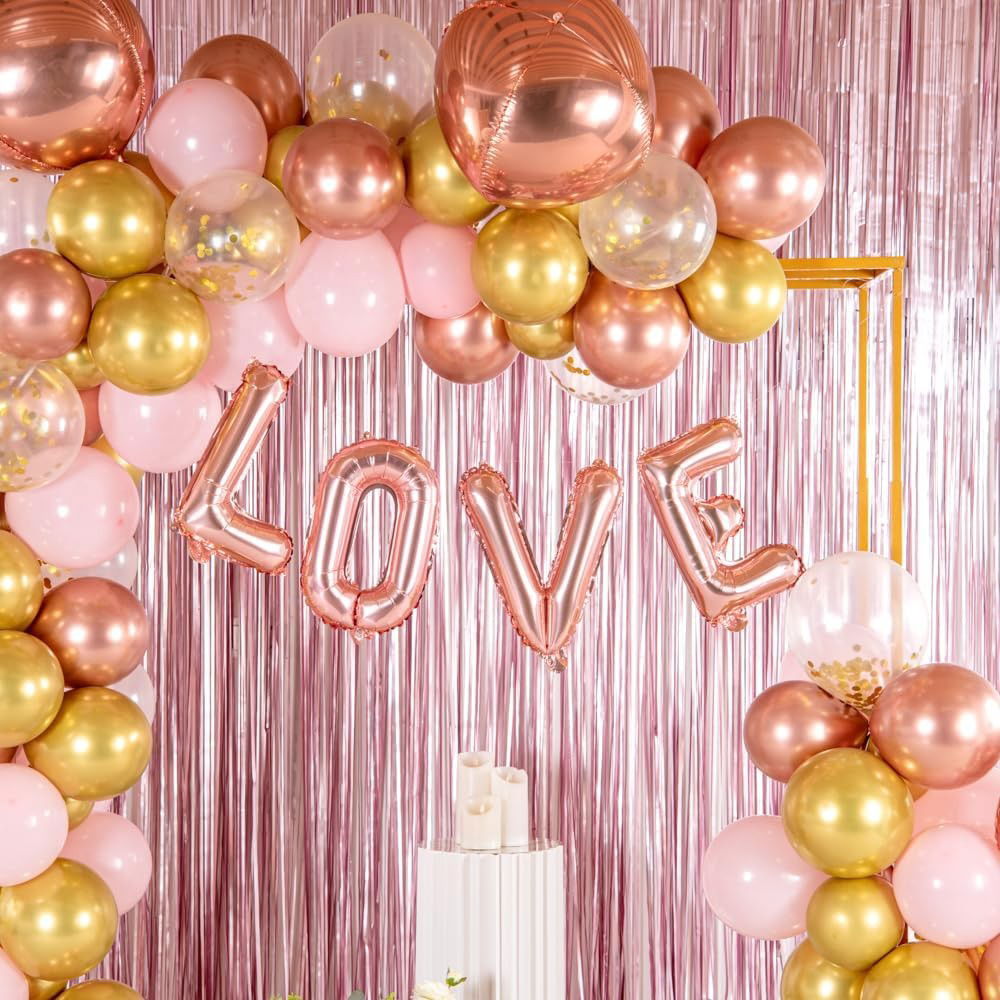 Balon Folie Metalizata Litera V, Flippy, 40 cm, Umflati cu Heliu sau Aer, Ambalaj Individual, Pai inclus, Rose Gold [6]