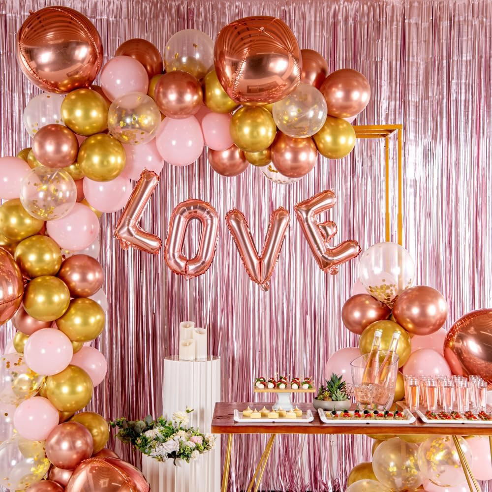 Balon Folie Metalizata Litera V, Flippy, 40 cm, Umflati cu Heliu sau Aer, Ambalaj Individual, Pai inclus, Rose Gold [5]