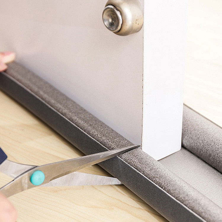 Banda de Izolare a Usii, Flippy, Banda Anti-Curent, Anti-Zgomot, Anti-Praf, Opritor Izolator, 90cm, Alb [2]