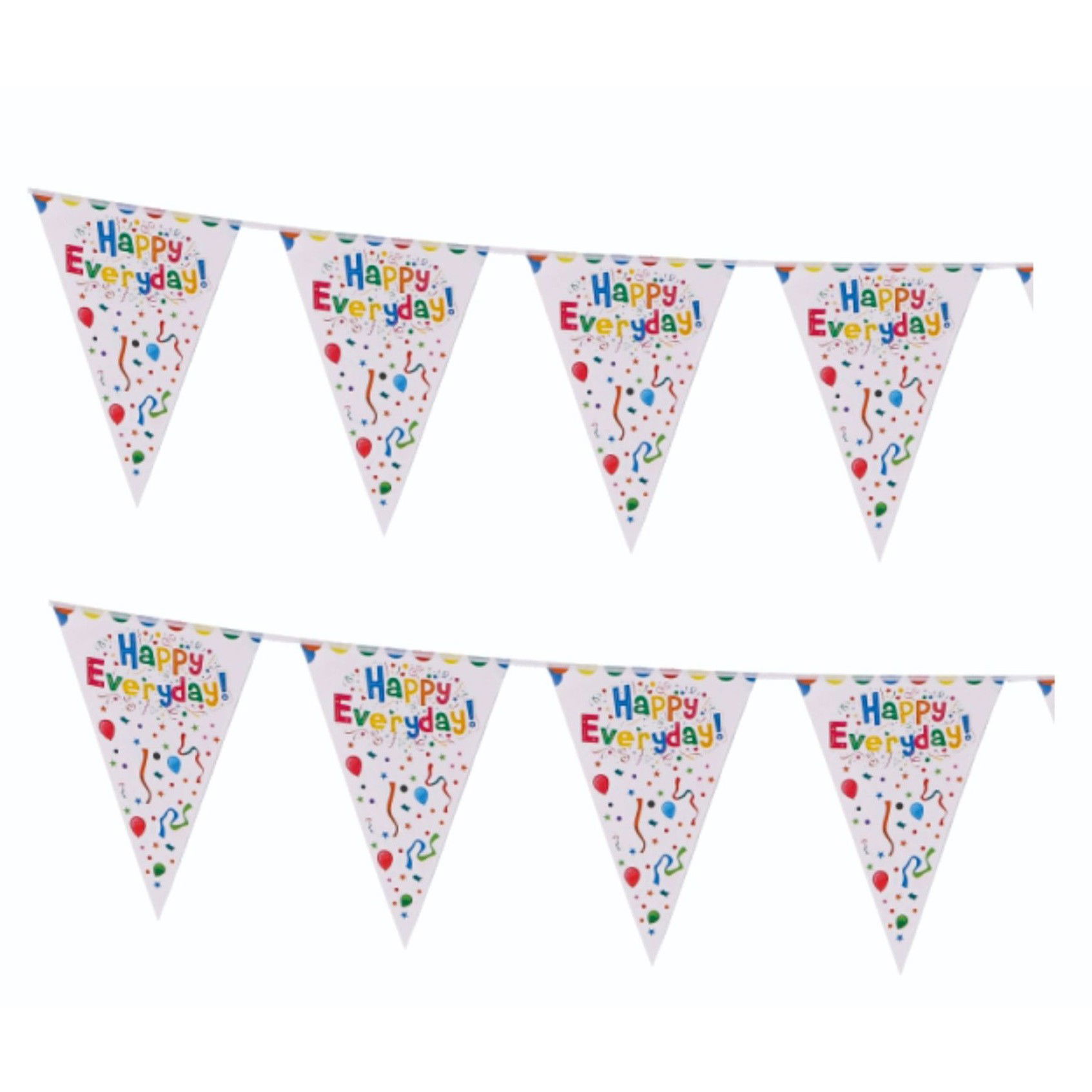 Petrecere - Banner Happy Birthday, Flippy, Stegulete, 33 x 24 cm, Model Happy Everyday, Multicolor