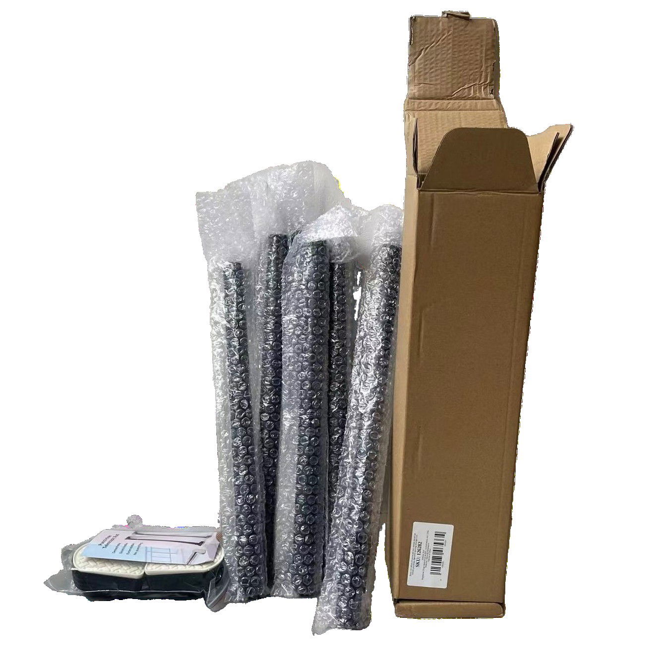 Bara Telescopica Multifunctionala, Flippy, din Otel Inoxidabil si ABS, Utilizare Universala, Extensie 220 - 240 cm, Fara Perforare Perete, Negru [11]