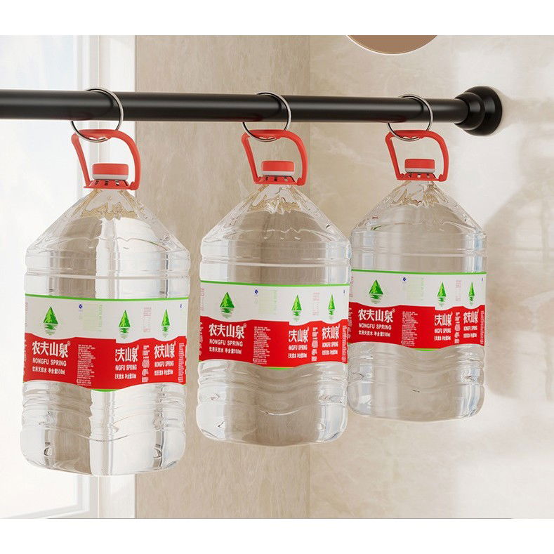 Bara Telescopica Multifunctionala, Flippy, din Otel Inoxidabil, Utilizare Universala, Retractabila 107 - 195 cm, Fara Perforare Perete, Negru [10]