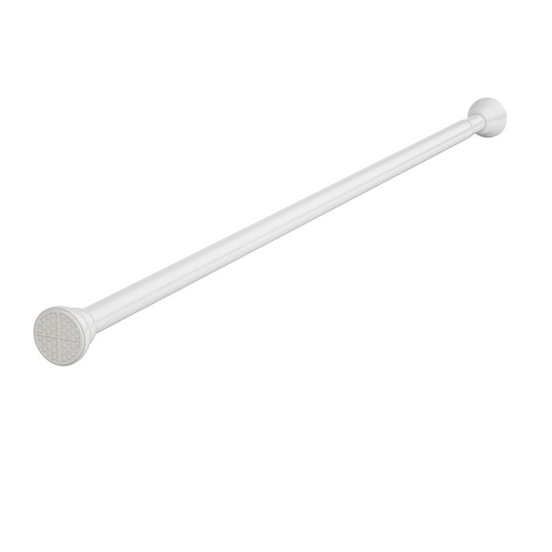 Accesorii Ingrijire Casa - Bara Telescopica Multifunctionala, Flippy, din Otel Inoxidabil, Utilizare Universala, Retractabila 107 - 195 cm, Fara Perforare Perete, Alb