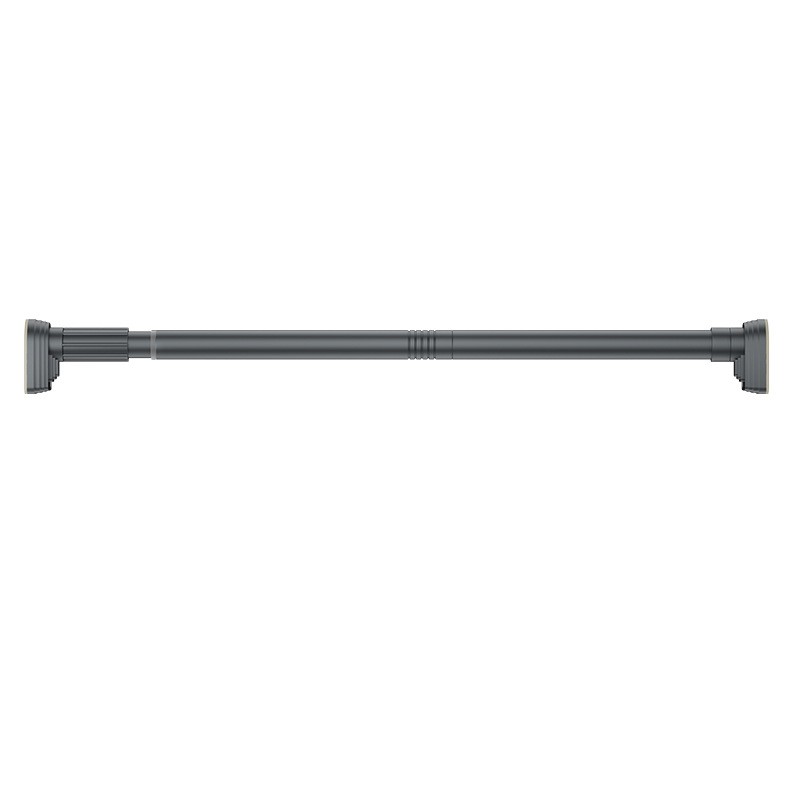 Accesorii Ingrijire Casa - Bara Telescopica Multifunctionala, Flippy, din Otel Inoxidabil si ABS, Utilizare Universala, Extensie 185 - 205 cm, Fara Perforare Perete, Gri