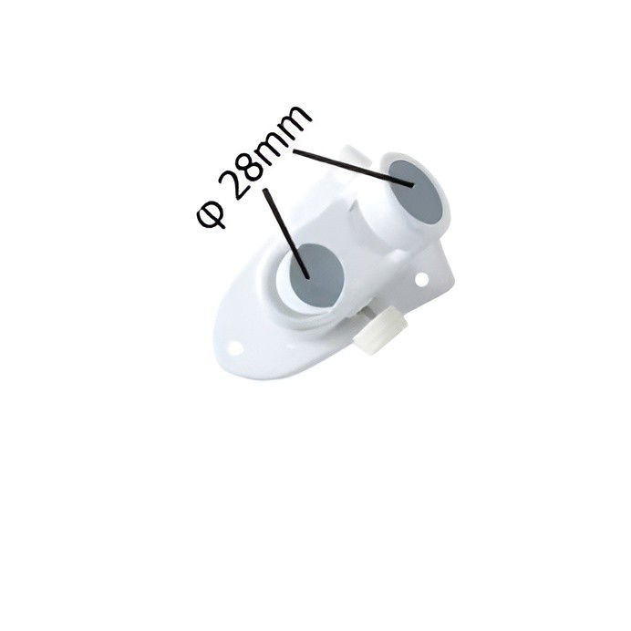 Steaguri - Baza pentru Suport de Steag, Flippy, 2.8 cm, Alba