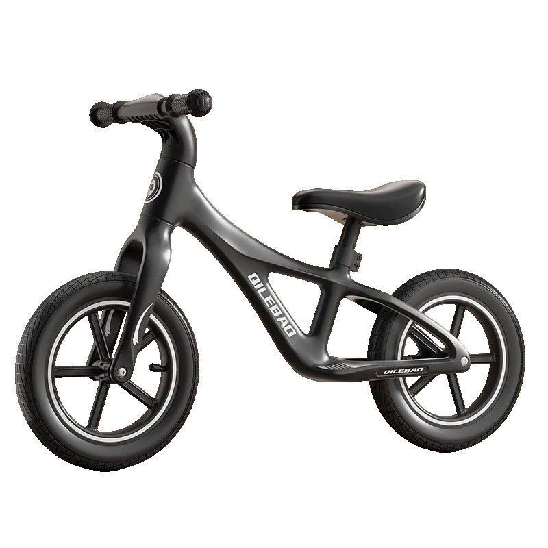 Masinute, Triciclete si Masinute Electrice - Bicicleta pentru Copii, Flippy, Fara Pedale, Pentru 2-6 Ani, 2 Roti Silentioase, Sa Reglabila 43 - 58 cm, din Plastic si Fibra de Sticla, 88 x 56 x 43 cm, Negru
