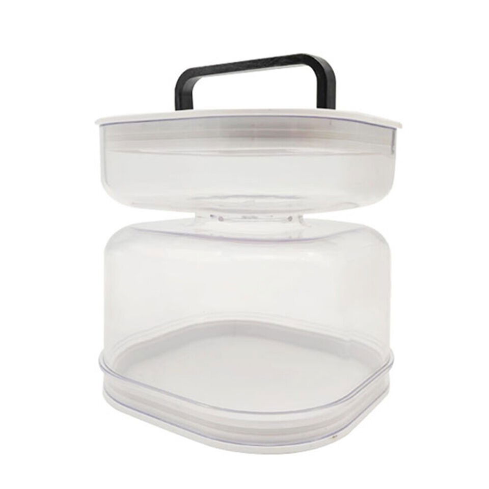 Borcan pentru Muraturi, Flippy, cu Separator pentru Lichide, Ermetic, Termorezistent, Tip Clepsidra, 1400 ml, ABS, Alb, 13.5x9.5 cm [4]