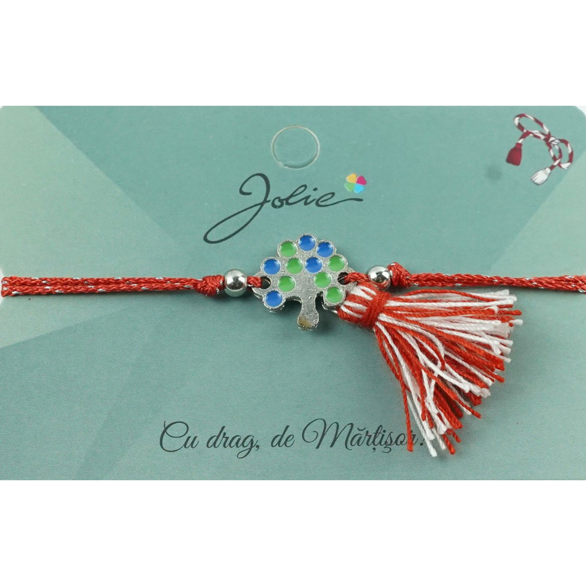 Martisor Bratara cu Ciucure - Bratara Jolie Ciucure Copacel