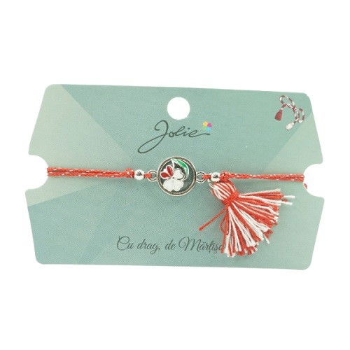 Martisoare - Bratara cu Ciucure Floare Incadrata