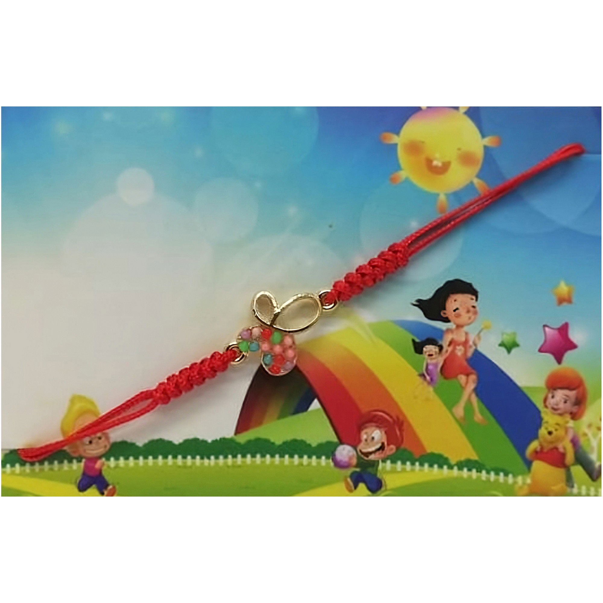 Martisoare - Bratara cu Impletitura pentru Copii V2 Fluture